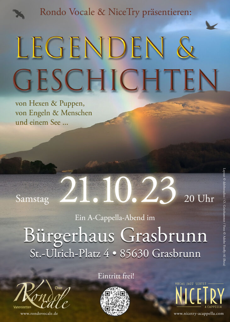 Konzertplakat "Legenden & Geschichten"